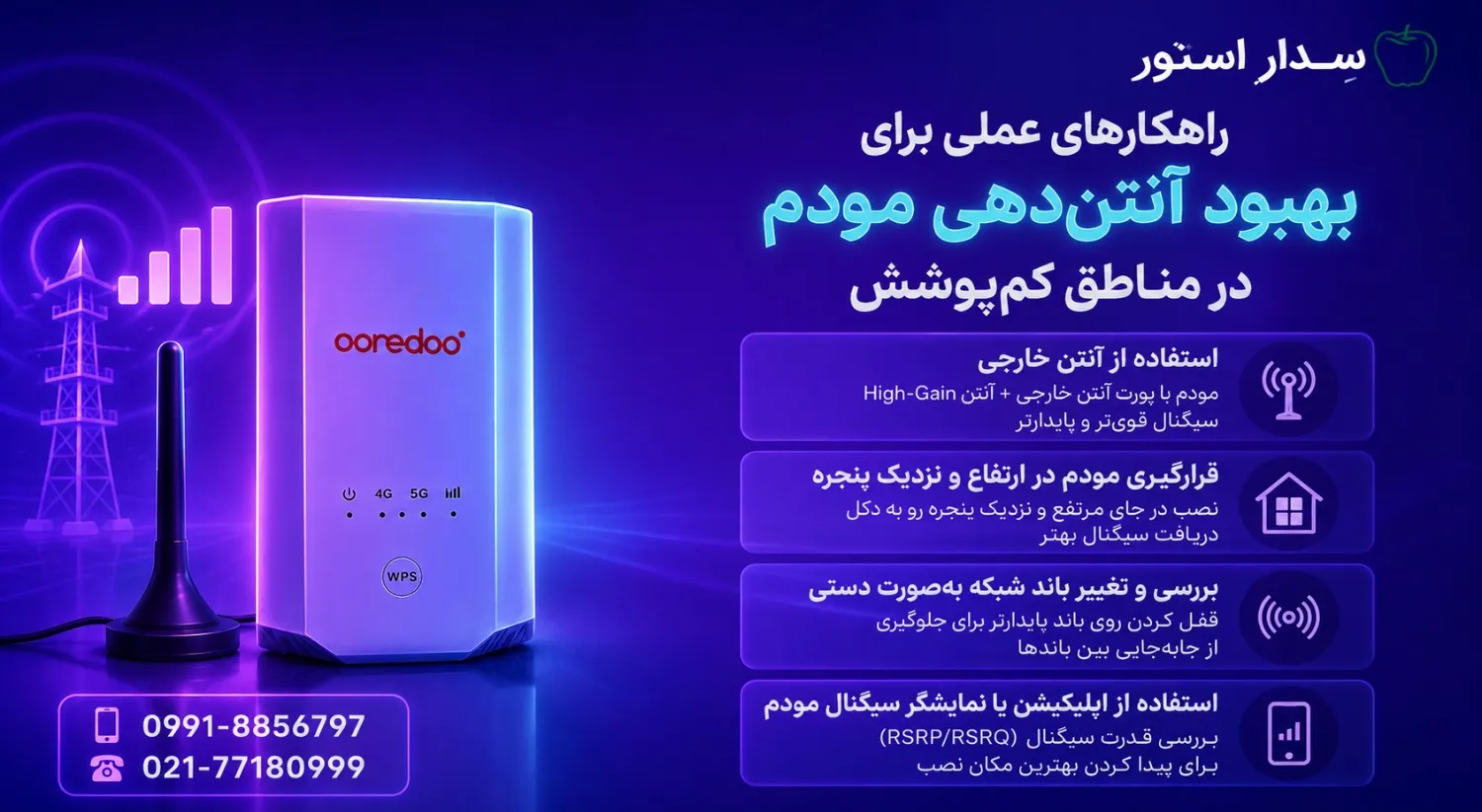 بهترین مودم برای مناطق کم آنتن
